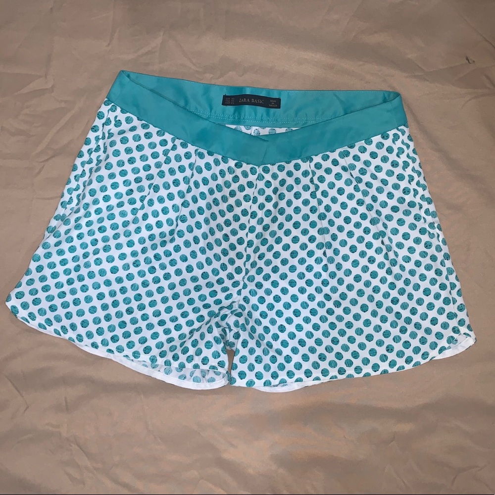 Zara polka dot shorts